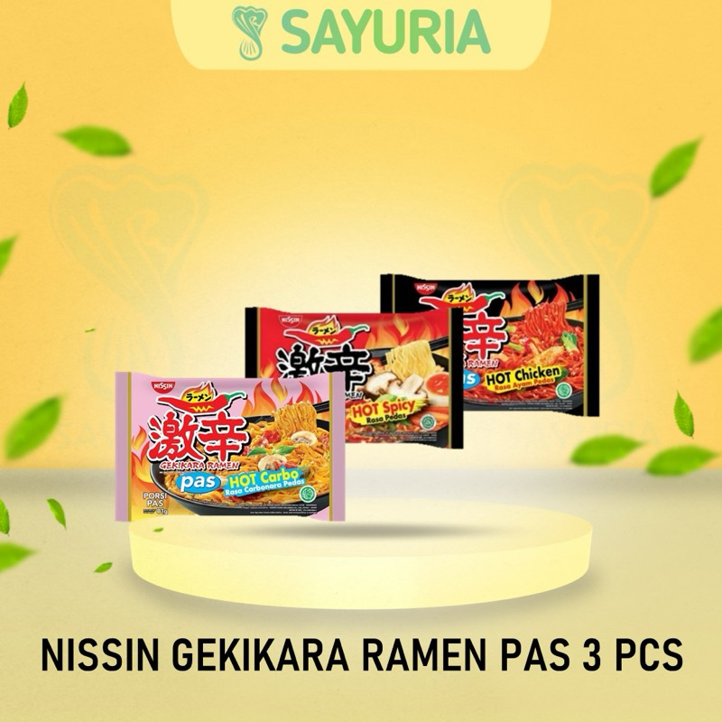 

PAKET BUNDLING 3 PCS NISSIN GEKIKARA RAMEN