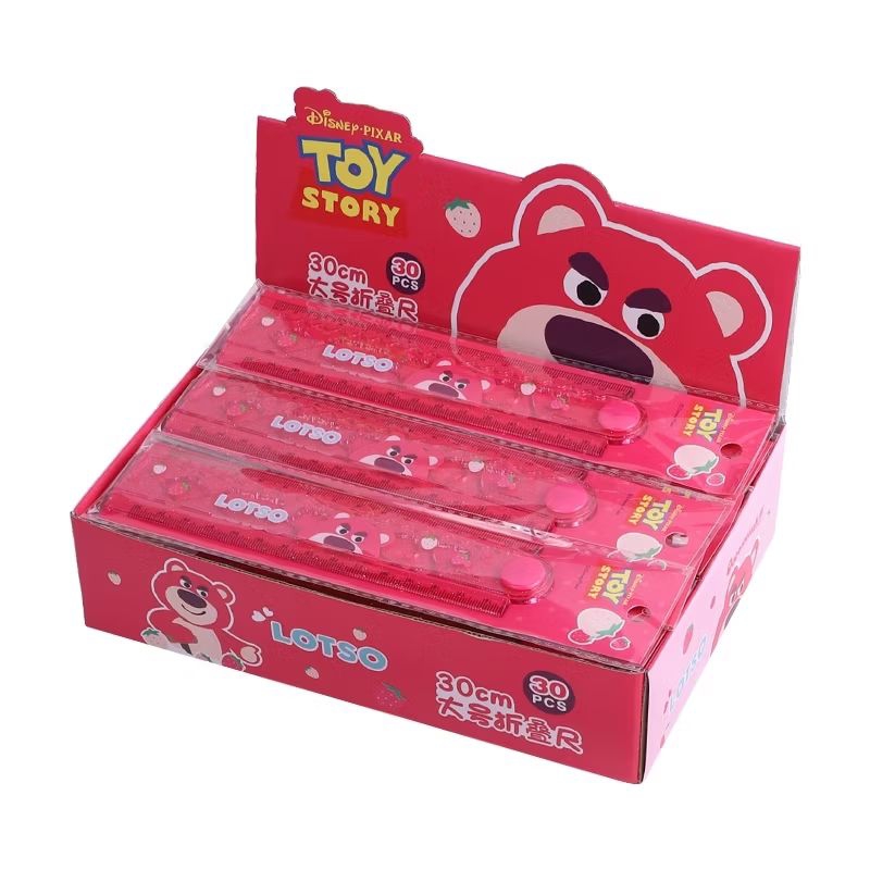 

Penggaris Karakter Lotso | Souvenir Sekolah Alat Tulis | Kado Anak | Set Alat Tulis ukuran 30cm