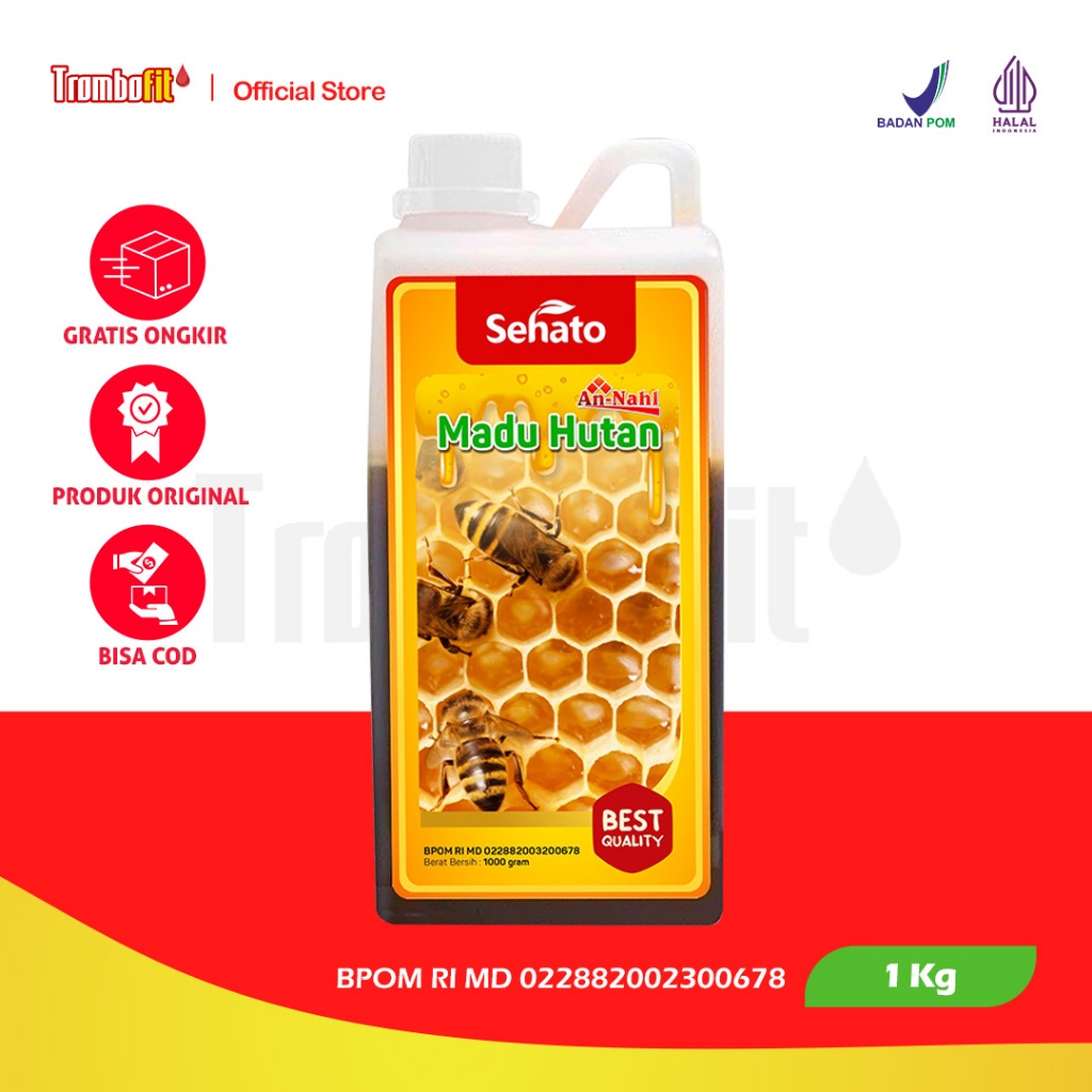 

Sehato - Madu Hutan An Nahl Sehato isi 500 gr dan 1 kg