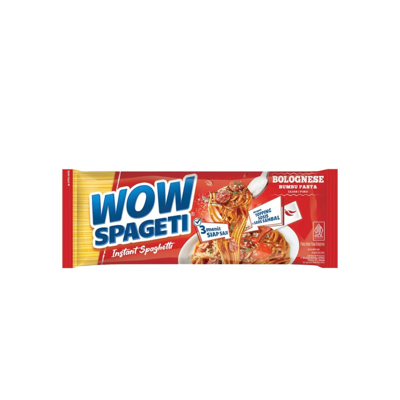 

WOW SPAGETI INSTAN MEATY BOLOGNESE PCK 88g