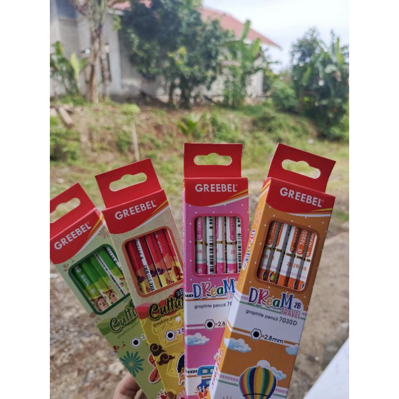 

Pensil Karakter Greebel isi 12 pcs