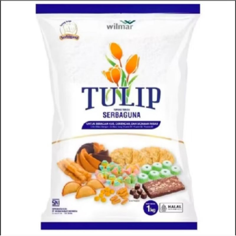 

TEPUNG TULIP || TEPUNG TERIGU SERBAGUNA || 1KG