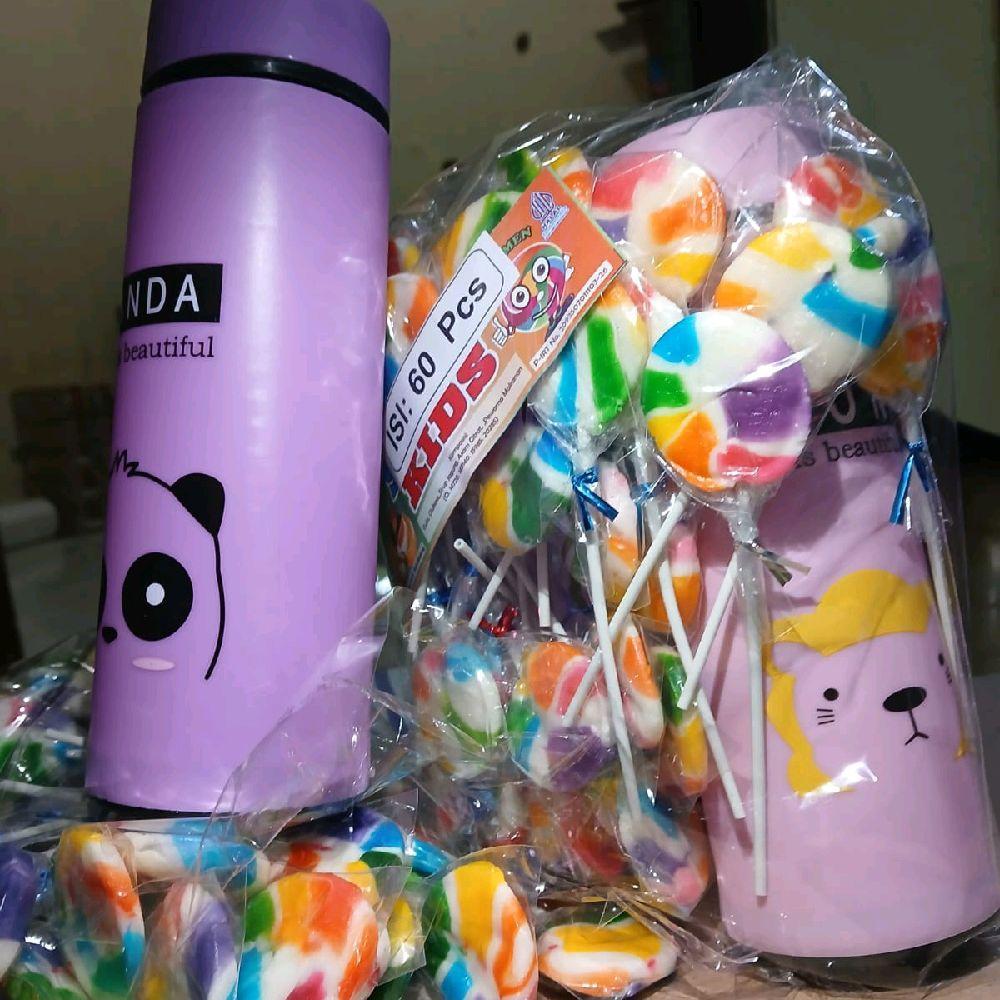 

Lolipop candy Hadiah TERMOS isi 60 pcs