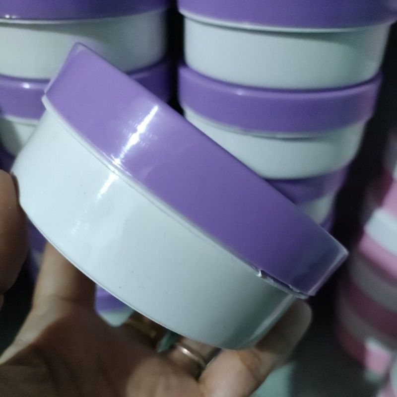 Pot lulur homede kosmetik 250 gr putih ungu