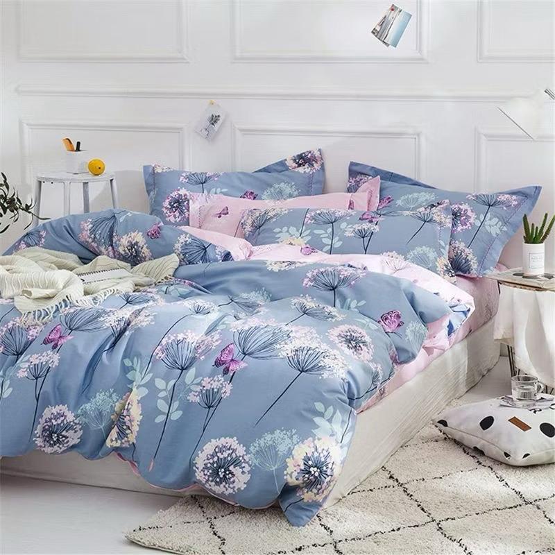 Sprei  katun Lokal Motif Bunga Ashley Floral Vintage