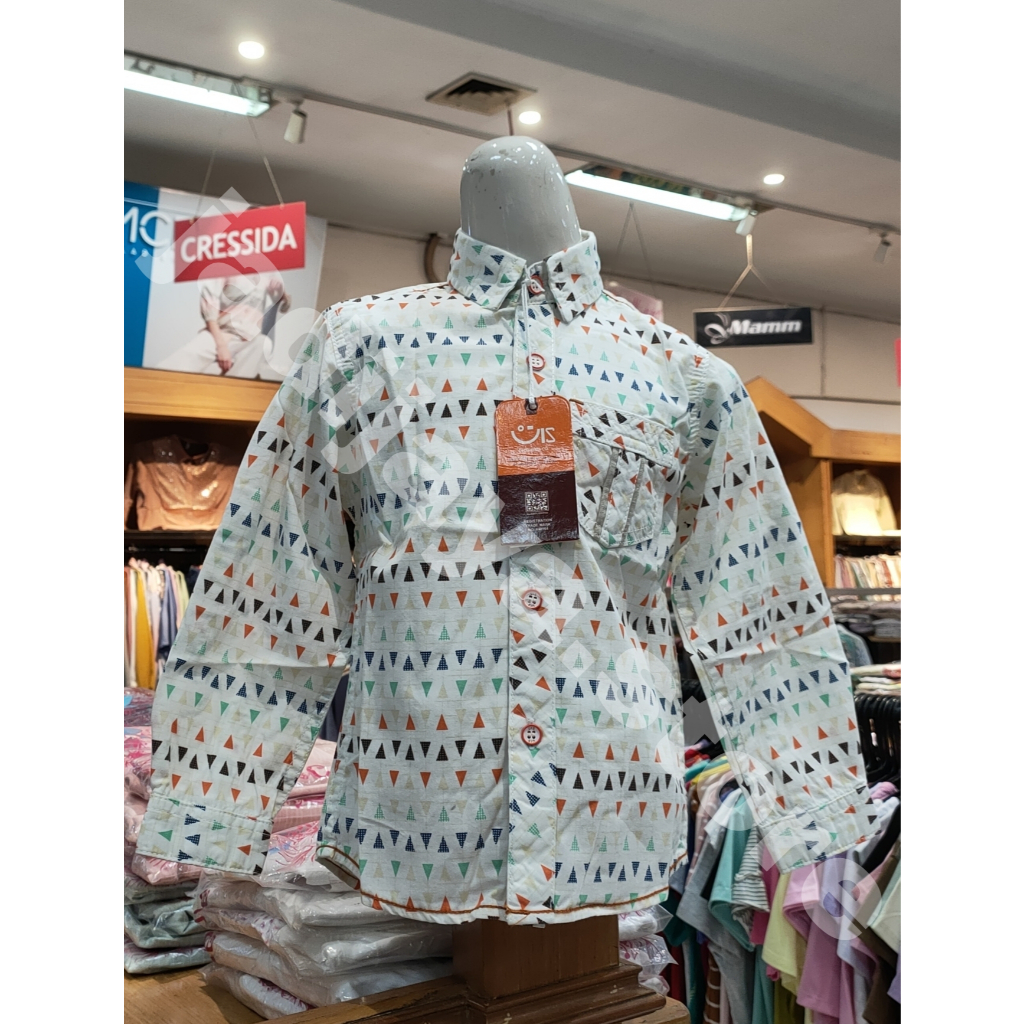 Uis Kids Kemeja Lengan Pendek Anak Laki-Laki Bahan Katun