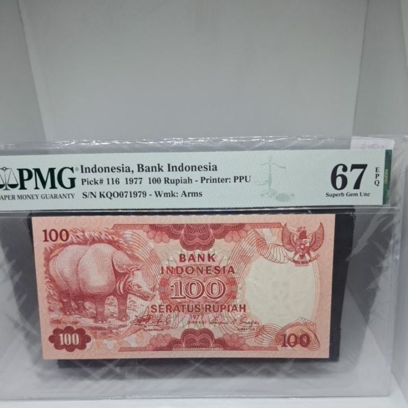 100 badak tahun 1977 pmg 67
