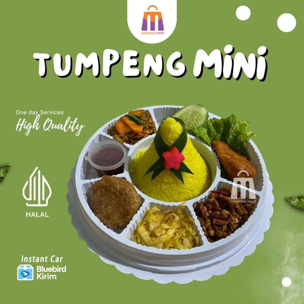 

Nasi Tumpeng Mini Siap Saji Paket Bervariasi