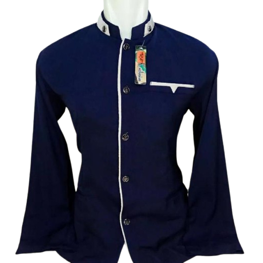 Koko Ukuran Big Size Jumbo Jasko Lis Polos Jas Koko Pakaian Muslim Pria Bahan Hightwist Tebal Lembut