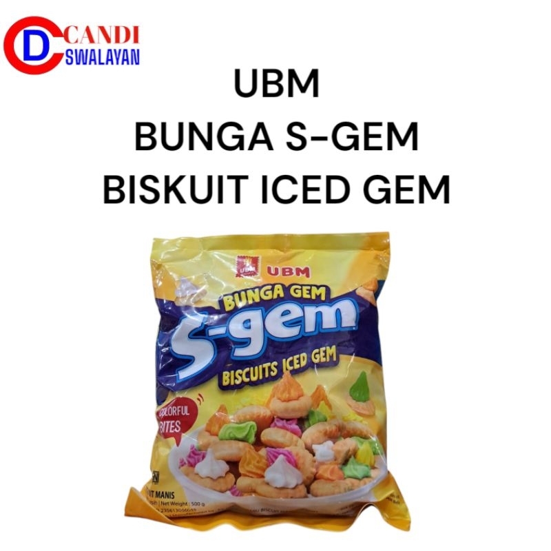 

UBM S-gem Biskuit Bunga Gem 500gr