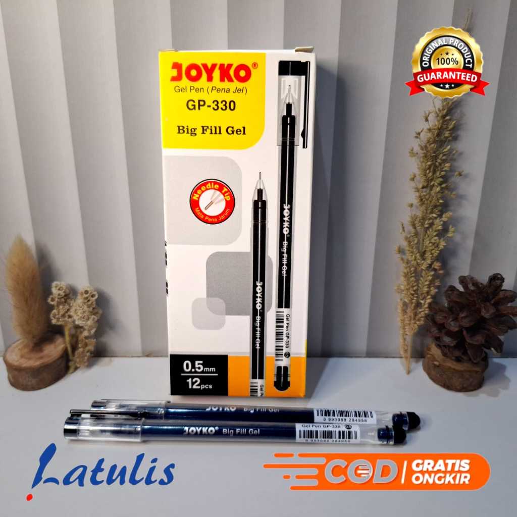 

BALLPOINT, BOLPEN, PULPEN, GEL PEN JOYKO GP-330 0.5 MM