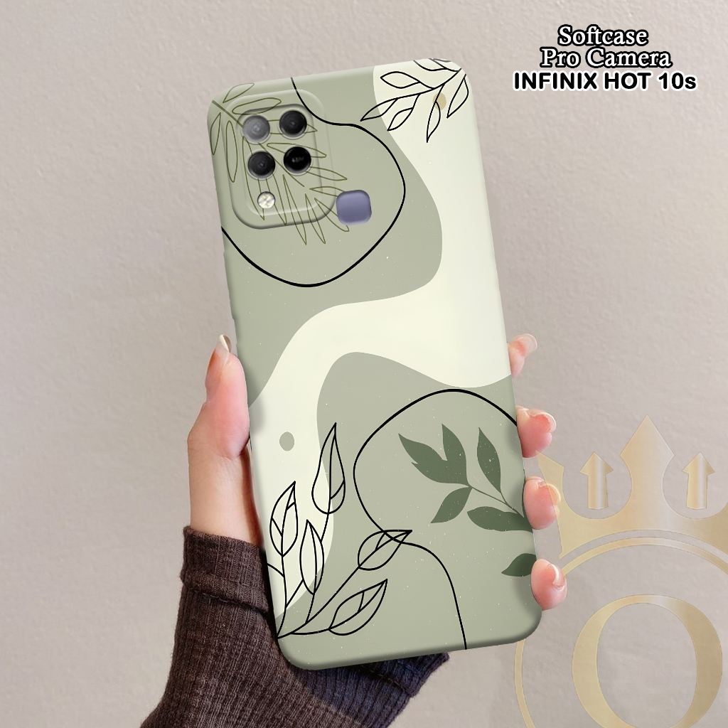 Softcase Infinix Hot 10s - ORORA - Casing Infinix Hot 10s - Motif case Abstrak - Infinix - Softcase 