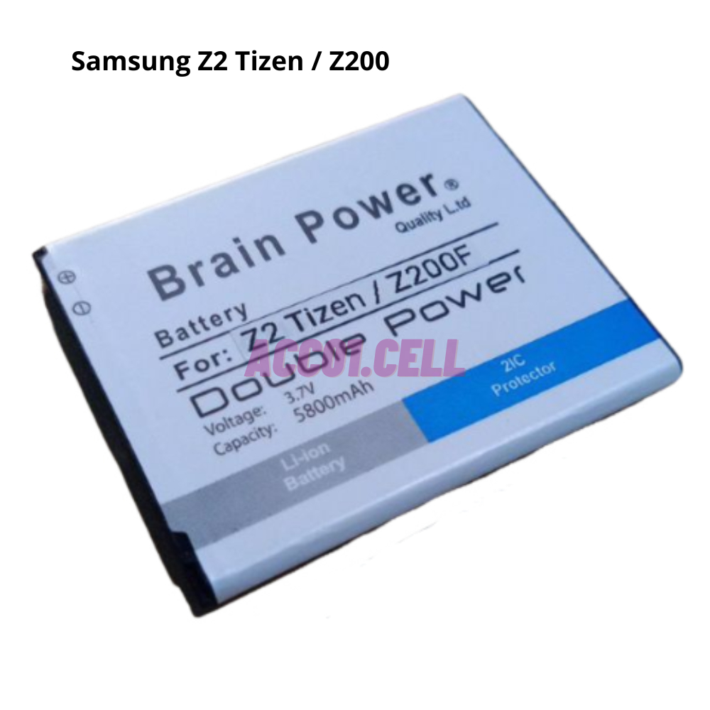 Baterai Samsung Z2 Tizen - Z200F - SM-Z200F - Z200 Battery Batre Double Power