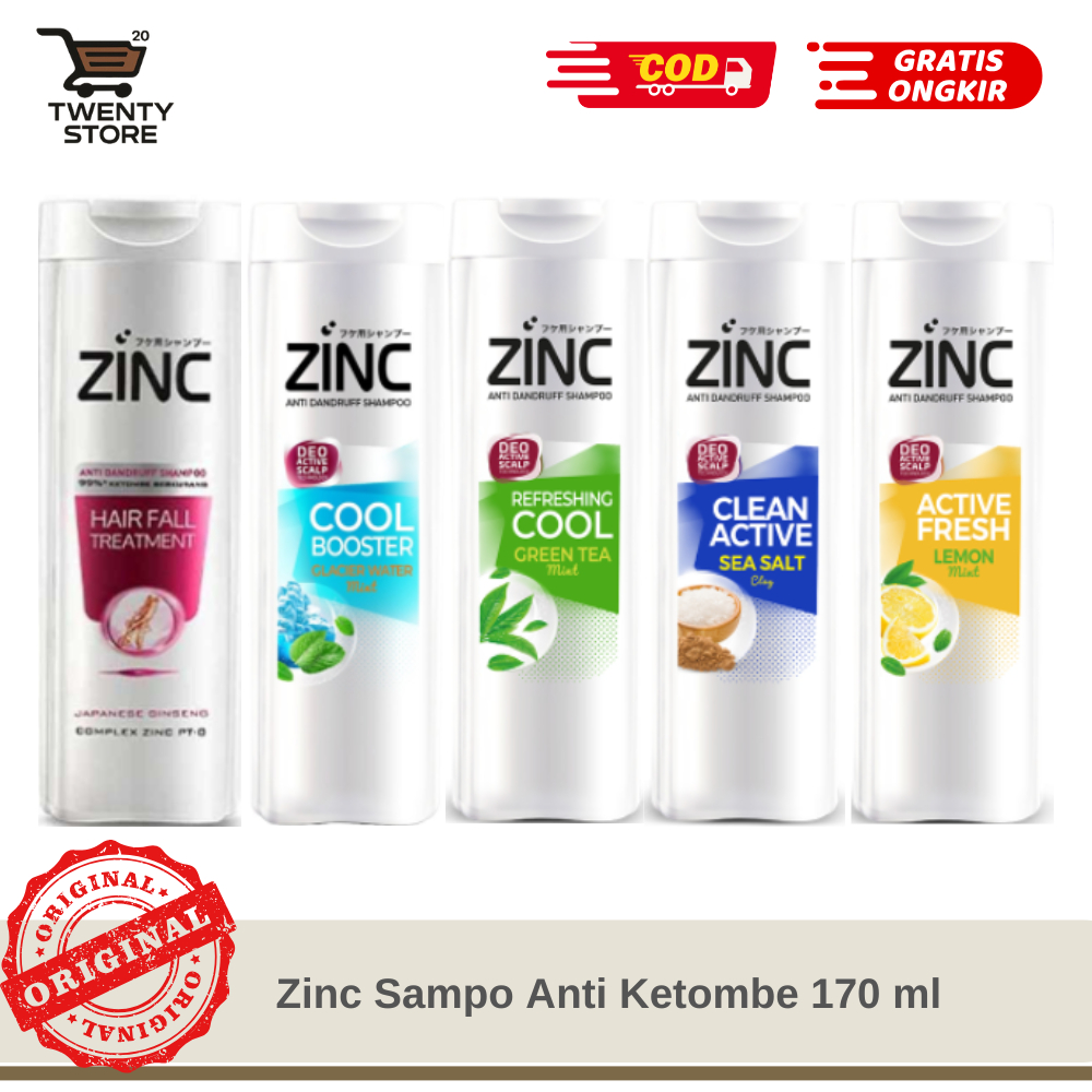 Zinc Sampo Anti Ketombe Botol 170 ml