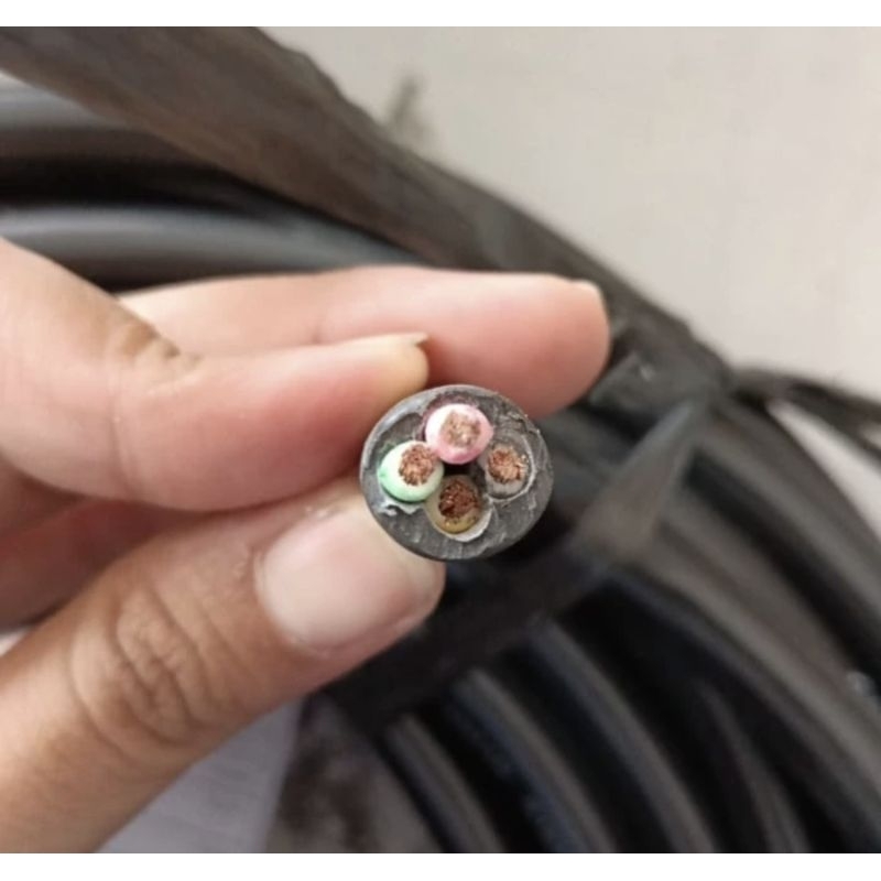 Kabel NYYHY 4x4 Jembo Kabel Listrik Serabut NYYHY 4 x 4 mm2 Hitam JEMBO