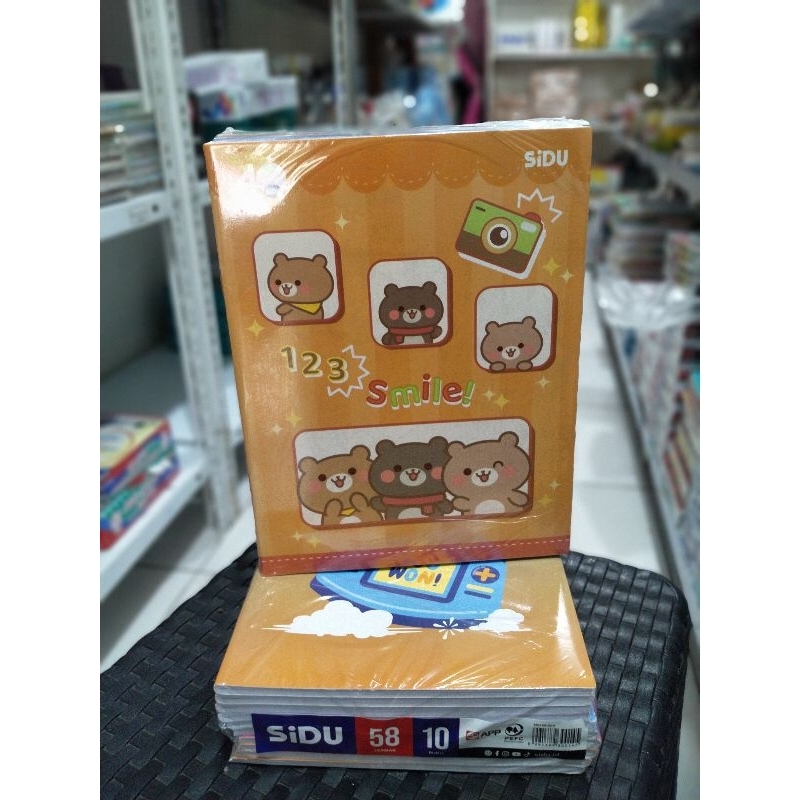 

Buku tulis SIDU 58 lembar 1 buku