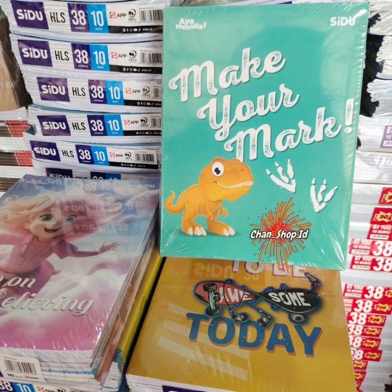 

Buku Tulis Sidu 38 Lembar 1 pak isi 10pcs!