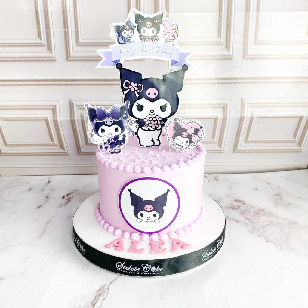 

Kue Ulang Tahun/Birthday Cake/Kue Ultah Tema Kuromi/Cake Kuromi/Kuromi/Birthday Cake
