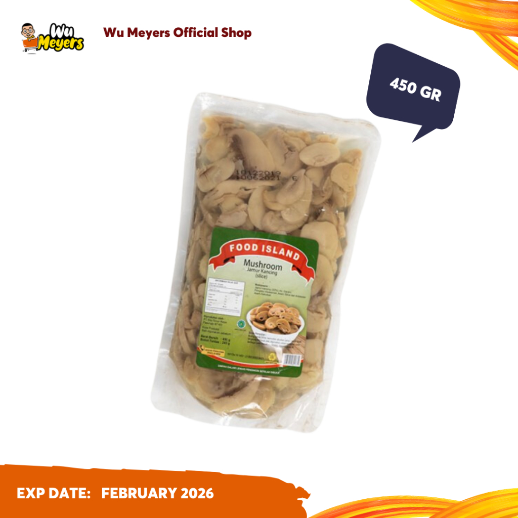 

Pouch Slice Jamur Food Island 450 gr