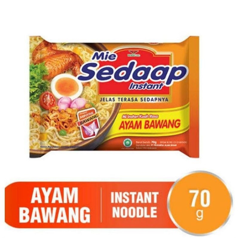 

Mie Sedaap Ayam Bawang 70 gr - Mi Sedap