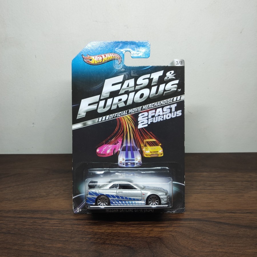 Hot Wheels Nissan Skyline R34 fast and furious
