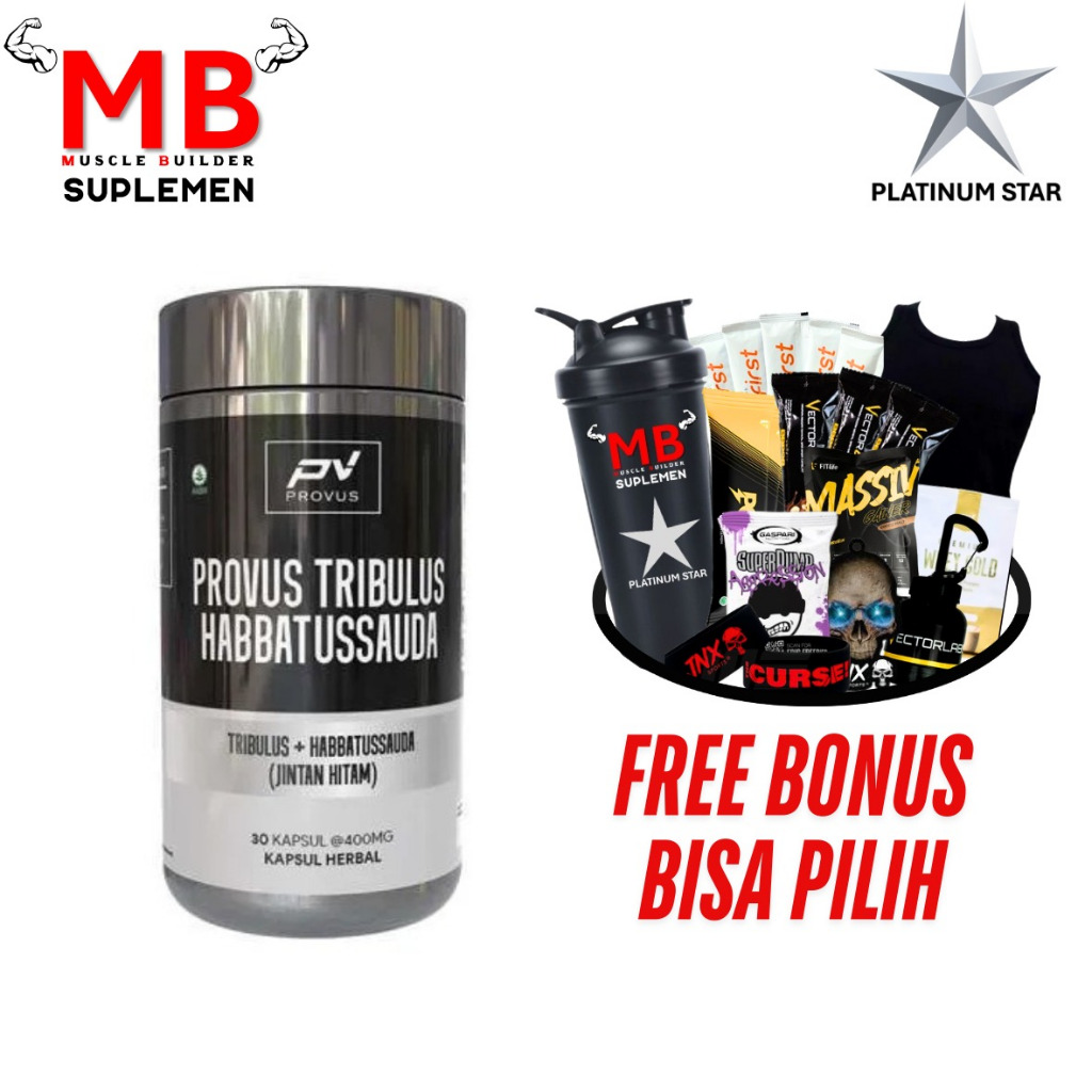 Provus Tribulus Habbatussauda 30 caps 400 mg 400mg 90 Kapsul Cap Capsule Capsules ON Optimum Nutriti