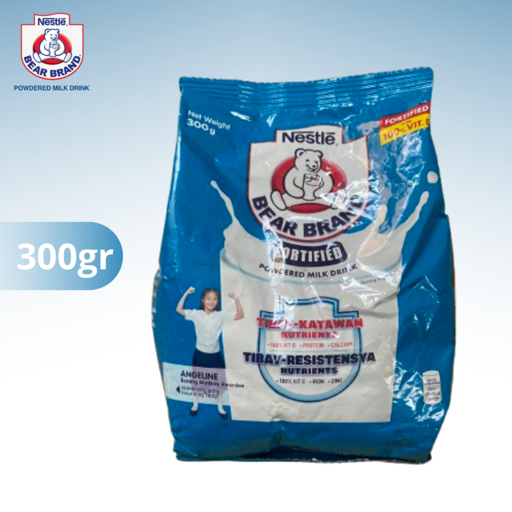 

[READY STOCK] Bear Brand Fortified Powdered Milk 300g Susu Bubuk Nestle Import Fillipines
