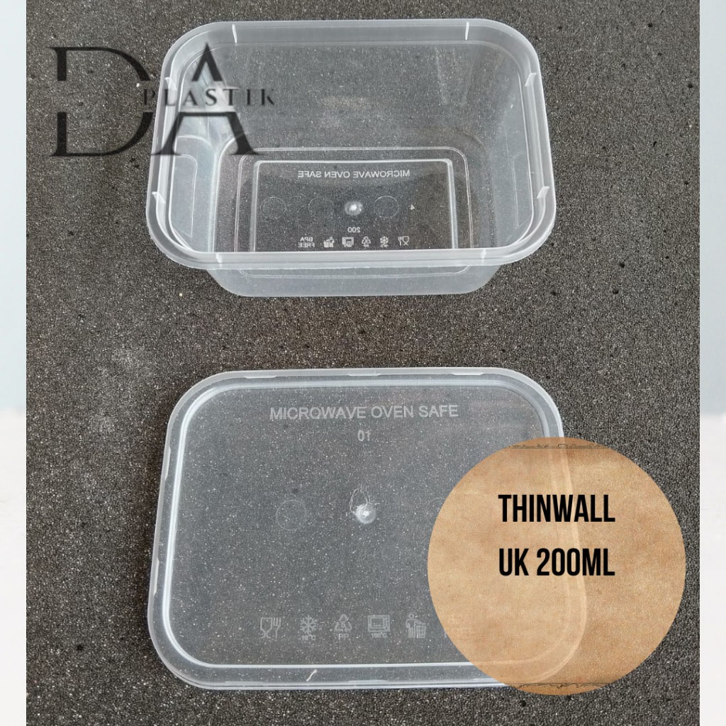 THINWALL 200ML/ BOX PLASTIK UNTUK DESSERT