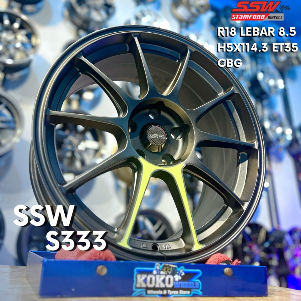 velg mobil ssw s333 r18 untuk mobil innova hrv crd dll