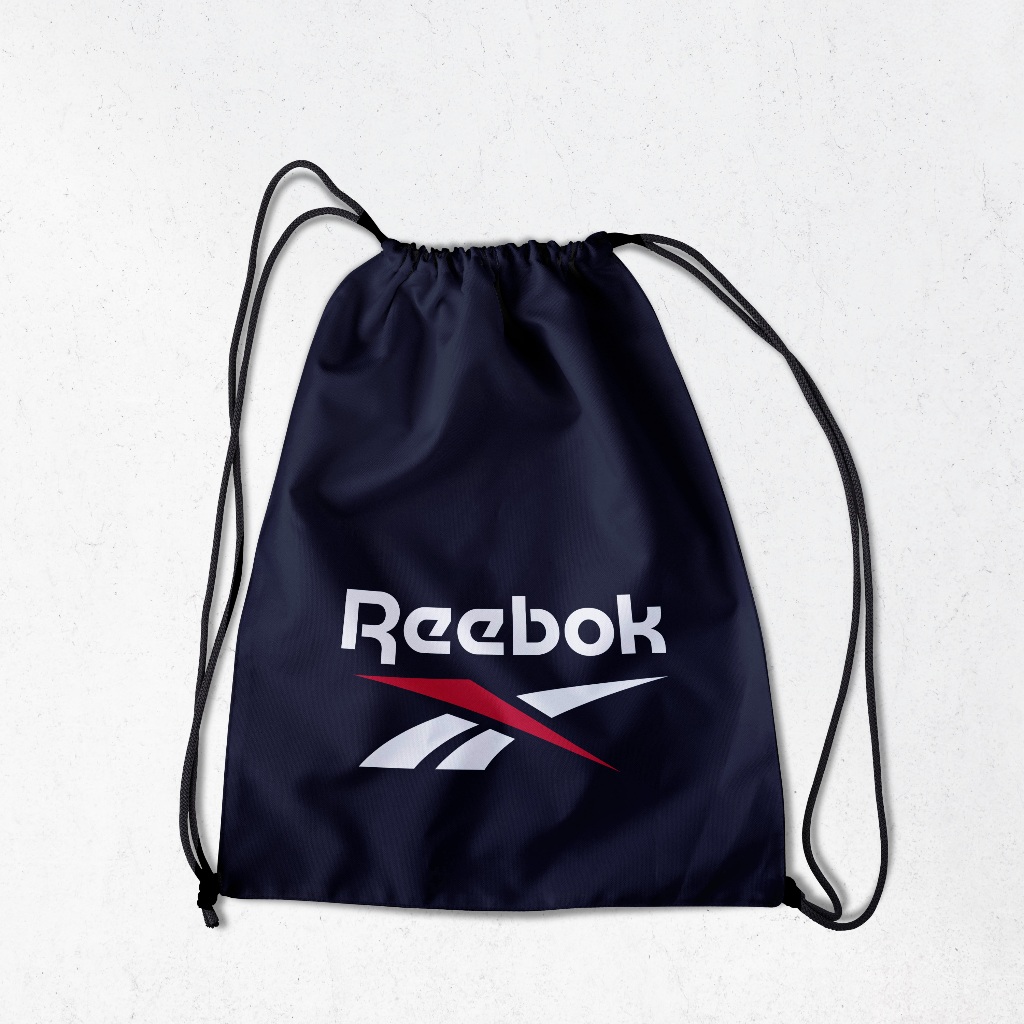Tas Serut Anak & Remaja String Bag | Tas Sekolah | Reebok | Bahan Drill