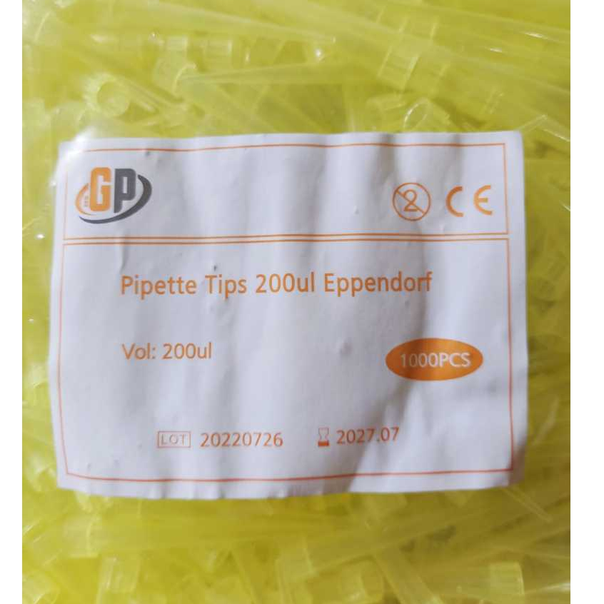Pipette tip yellow 200uL Eppendorf | Yellow tip Eppendorf