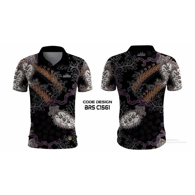 kaos polo batik kualitas premium free custom