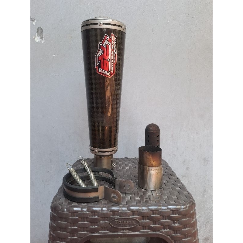 Silincer Knalpot R9 Special Order Titanium Carbon