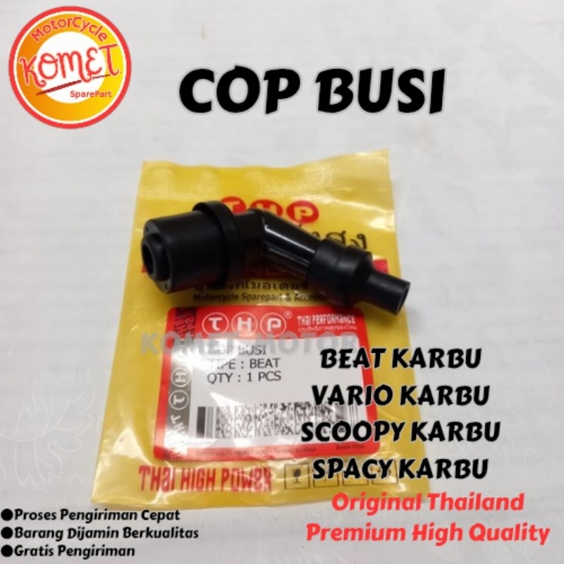 [KOMET]  "BELI 5 LEBIH MURAH" COP BUSI TUTUP BUSI BEAT KARBU/VARIO KARBU/SCOOPY KARBU/SPACY KARBU [O