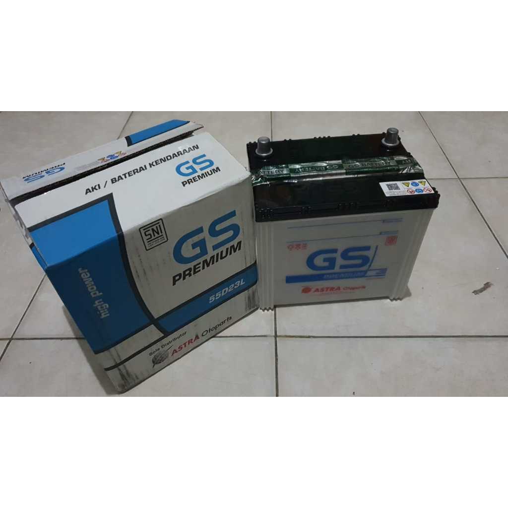 Aki Basah GS Premium 55D23L (60AH)