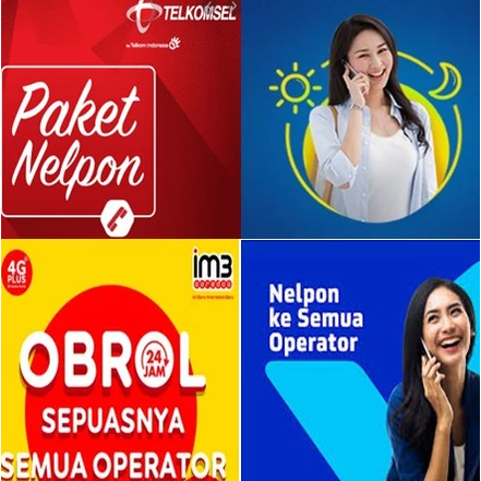 TERMURAH XL TRI Telkomsel PAKET NELPON TELPON BICARA 30 HARI MURAH
