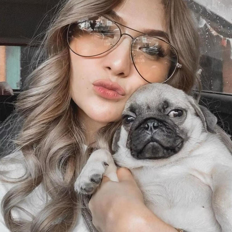 kacamata sunglasses wanita guccii nagita aviator Gucong lensa anti uv protection