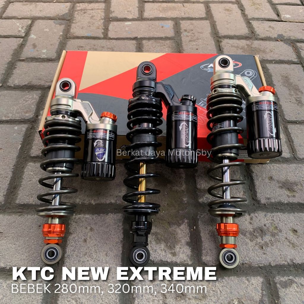 [SIAP KIRIM] SHOCKBREAKER KTC EXTREME RACING SHOCK BELAKANG KTC 280 320 340 MM RX KING FIZ R JUPITER
