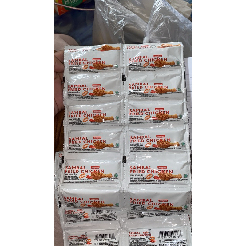

Saos sambal fried chicken 24pcs