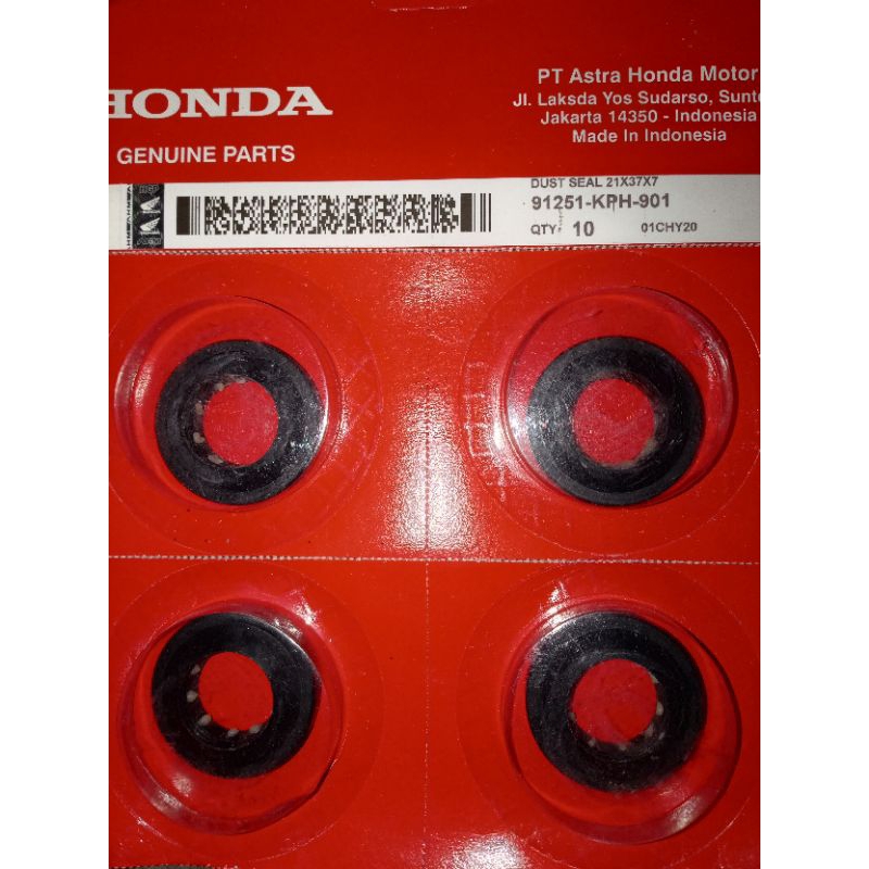 Seal Roda Depan 91251-KPH-901Karisma Supra X 125 Beat Vario 110 Grand Blade Revo