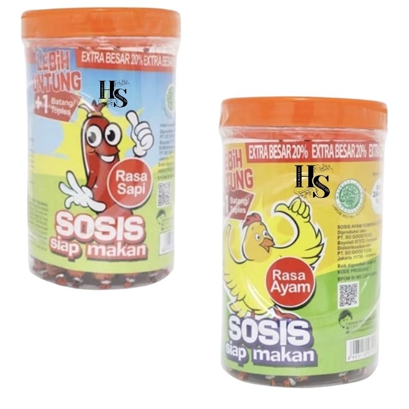 

sosis sonice ayam / sosis sonice sapi / sosis sonice 1 toples 24+1