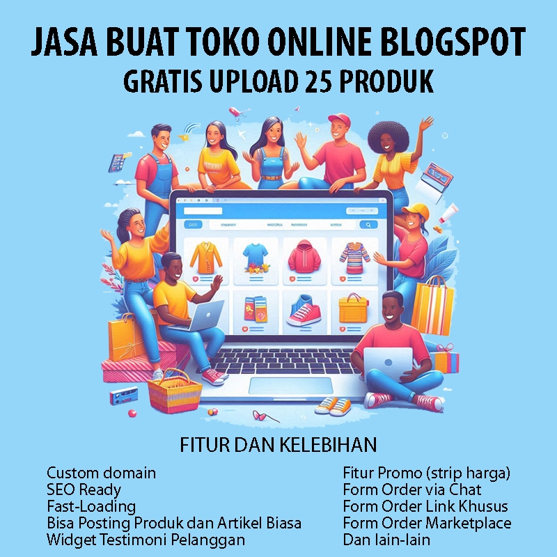 Jasa Buat Toko Online di Blogspot | Murah, Efisien & Profesional