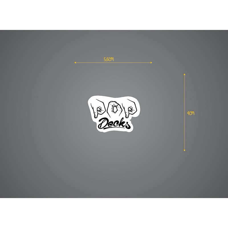 

stiker POP DECKS fingerboards