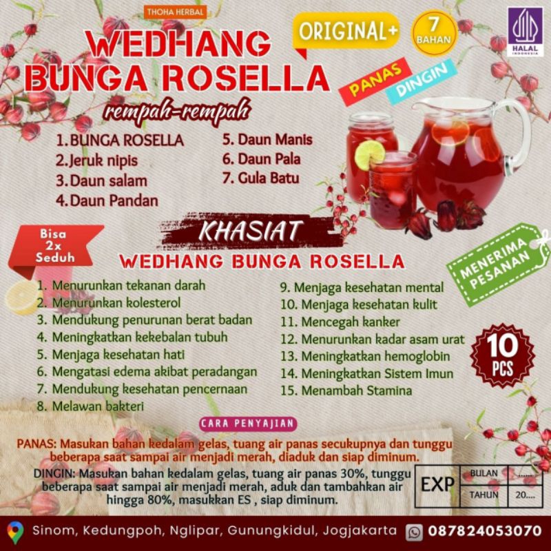 

Wedang Bunga Rosella