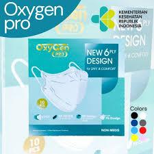 omo KN95 Oxygen Pro 6ply Masker KN95 Premium isi 10pcs