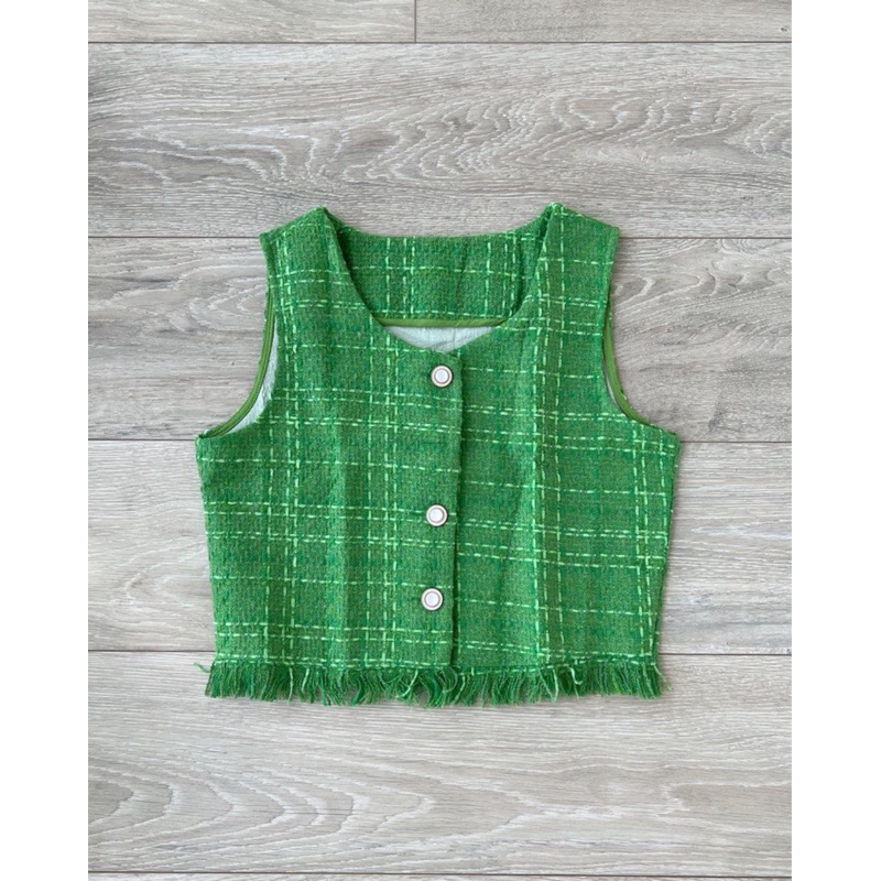 Green Vest Top