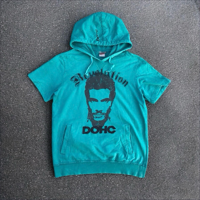 DOHC Hoodie lengan pendek