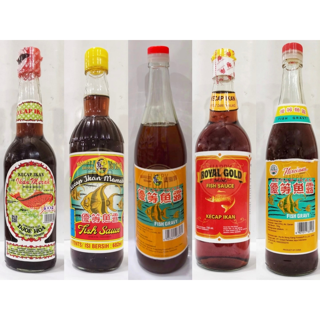 

[LARGE] ROYAL GOLD BRAND FISH SAUCE/KECAP IKAN HALAL MURAH CAP IKAN MERAH/MAMATA HULO/NARCISSUS SAUS IKAN EKONOMIS/NUOC MAM/NAM PLA/FISH GRAVY