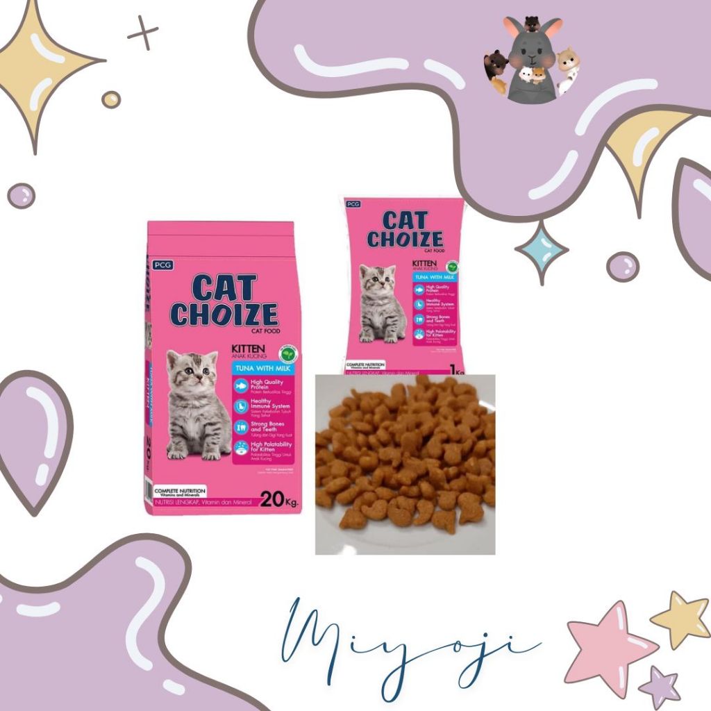 Cat Choize Kitten 1kg - Makanan Kucing Cat Choize / Cat Food Adult & Kitten