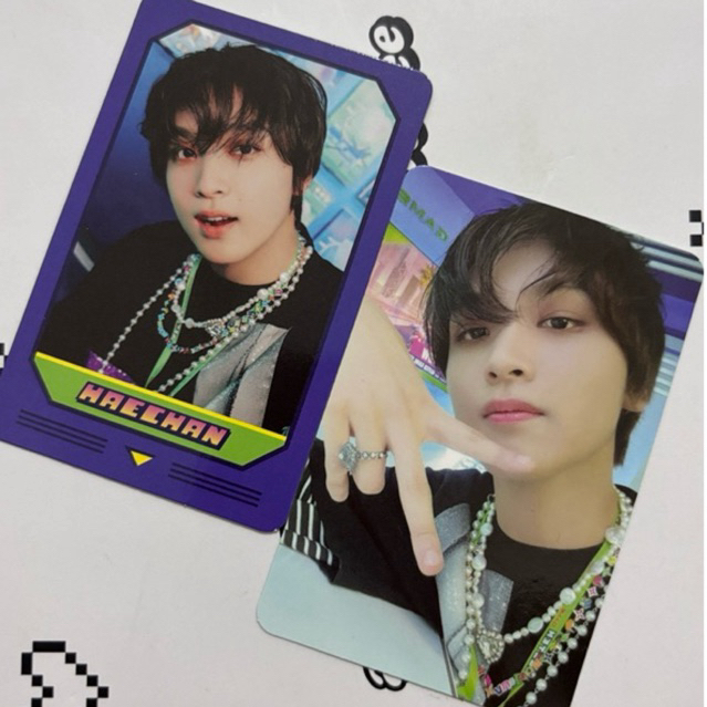 photocard pc haechan matching card glitch mode nct dream